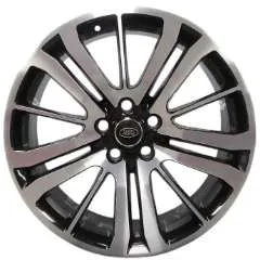 Genuine Land Rover Range Rover HST Style 3 15 Spoke 20″ Inch Alloy Wheels with Gloss Black & Diamond Turned Finish
