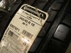 245/45R18 Continental ContiSportContact3 96Y