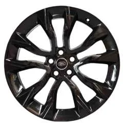 Genuine Land Rover Range Rover Style 5086 5 Split-Spoke 22″ inch Alloy Wheels with Gloss Black Finish