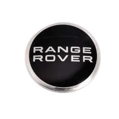 Genuine Land Rover Alloy Wheel Centre Hub Cap for Range Rover with Black & Chrome Finish LR027409