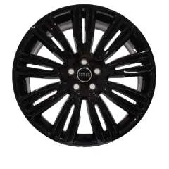 Genuine Land Rover Range Rover 22″ inch Style 9012 9 Split-Spoke Alloy Wheels with Gloss Black Finish