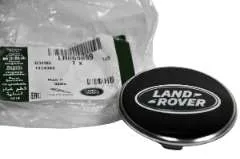 Genuine Land Rover Alloy Wheel Centre Hub Cap for Land Rover Range Rover with Black & Chrome Finish LR069899