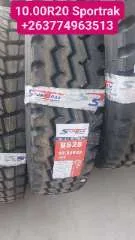 10.00R20 Sportrak BS28 18PR Tyre, Tube & Flap Set