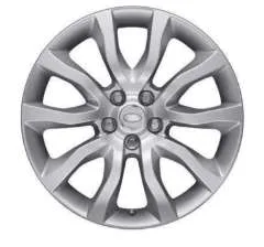 Genuine Land Rover Range Rover Style 12 5020 20″ inch 5 Split Spoke Alloy Wheels with Sparkle Silver Finish