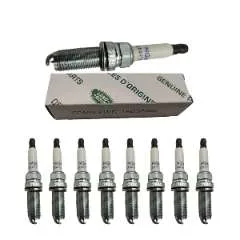 Genuine Land Rover Discovery 4, Range Rover Sport & Range Rover L322 5.0L V8 Engine 8 PCS Spark Plug Set LR032080