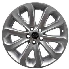 Genuine Land Rover Range Rover Style 5002 20″ inch 5 Split Spoke Alloy Wheels with Sparkle Silver Finish