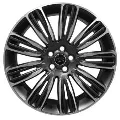 Genuine Land Rover Defender L663 22″ inch Style 9012 9 Split-Spoke Alloy Wheels with Grey & Diamond Turned Finish