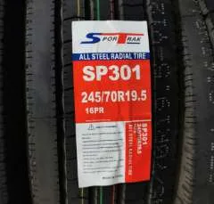 245/70R19.5 Sportrak SP301 16PR