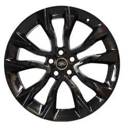 Genuine Land Rover Defender L663 Style 5086 5 Split-Spoke 22″ inch Alloy Wheels with Gloss Black Finish